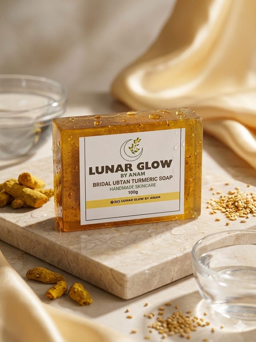Bridal Ubtan Turmeric Soap herbal soap by Lunar Glow